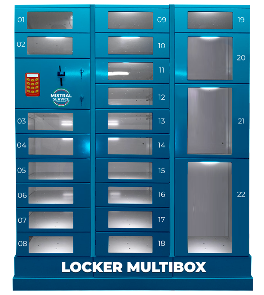 Distributore Automatico Smart Locker Multibox-Sacchi Pellet DPI Pet Food Fiori Ferramenta Farmacia Frutta Verdura Pet Food